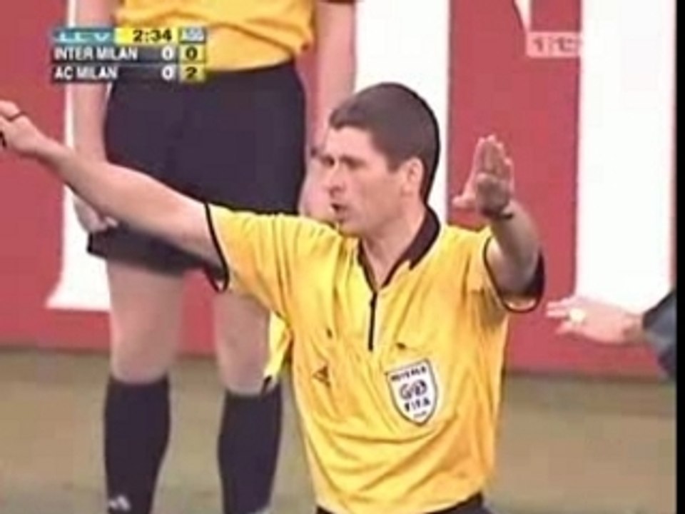 Materazzi le comedien !!