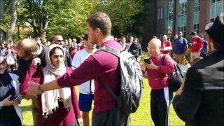 Christian Preacher at Ohio State Red Pills Students About Islam...