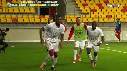Theoson Siebatcheu Goal HD - Quevilly Rouen 1 - 2 Reims - 22.09.2017 (Full Replay)