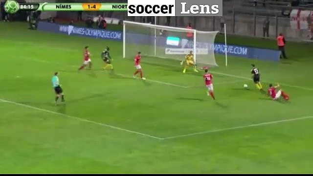 Dona Ndoh GOAL HD - Nimes 1-5 Niort 22/09/2017 HD
