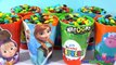 Masha Skittles Candy Surprise Cups Peppa Pig Frozen Thomas SpongeBob Kinder Surprise Eggs