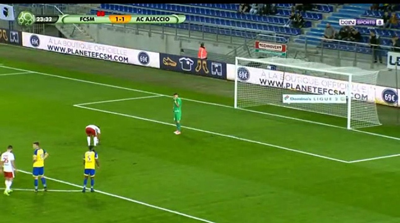 Sochaux 1-2 AC Ajaccio but Cavalli (Penalty) - 22.09.2017