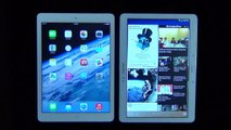 iPad Air vs Samsung Galaxy Note 10.1 new Edition Web Browser Speed Test