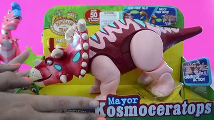 Dinosaur Train toys Mayor Kosmoceratops Extreme InterAction videos for children
