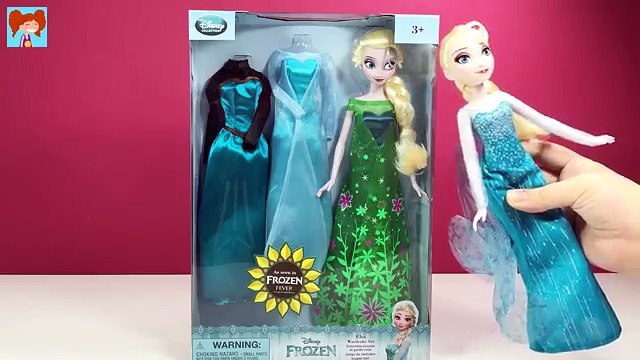 Disney Frozen Elsa Oyuncak Bebek Kıyafeti Seti Paket Açma Disney Prenses Kostümü Oyuncak