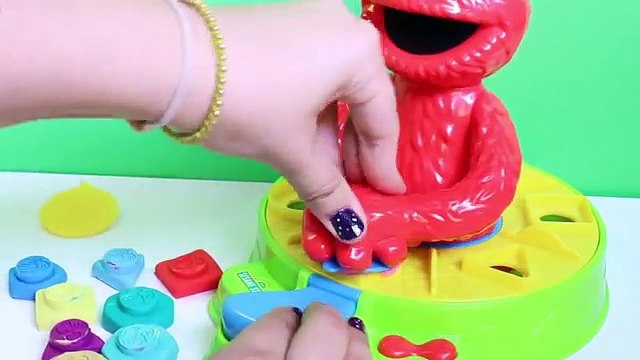 Play Doh Elmo Shape & Spin Elmo Carrusel de Figuras Cookie Monster Learn Shapes