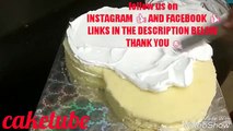 How to make heart shaped cake | anniversary cake | beautiful cake decoration | amazing frosting