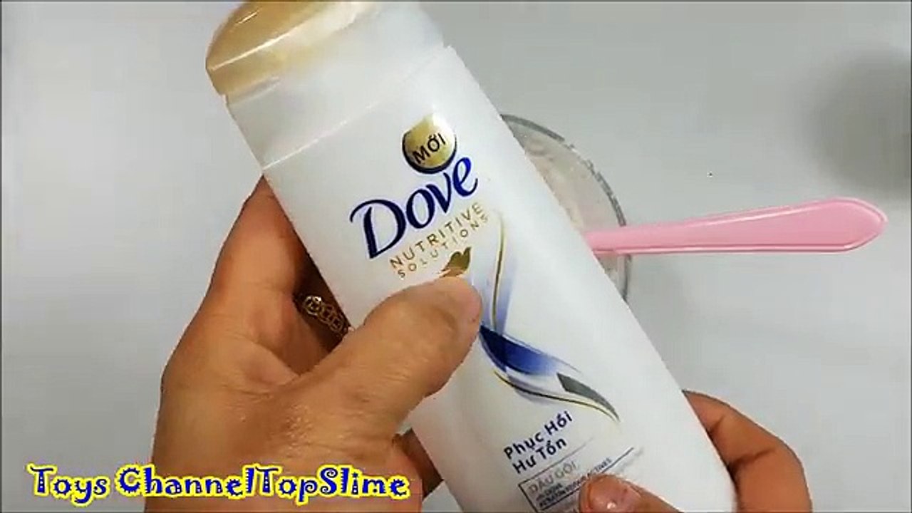 How To Make Slime with Baby Powder and Shampoo without Glue! DIY Slime without Glue