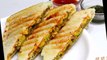 Egg Bhurji Sandwich-Grilled Egg Cheese Sandwich-Easy and Quick Sandwich recipe-Egg Sandwich Recipe