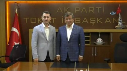 Eski Başbakan Davutoğlu'nun Tokat Temasları
