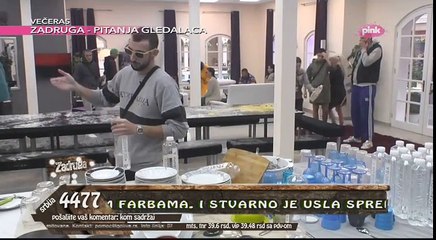 Zadruga - Saška Karan nasrnula na Smilju 22.09.2017