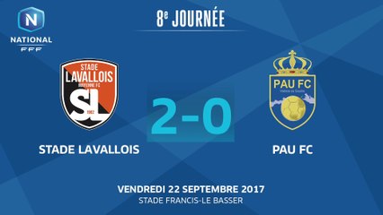 J8 : Stade Lavallois MFC - Pau FC (2-0), le résumé