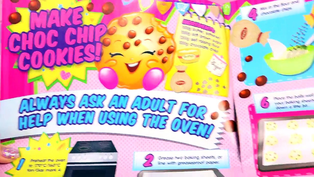 Baking Chocolate Chip Cookies with Shopkins Kooky Cookie from Official Magazine Recipe