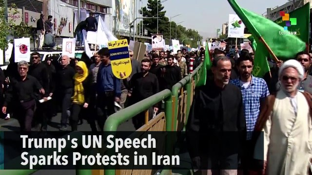 Trump's UN Speech Sparks Protests in Iran