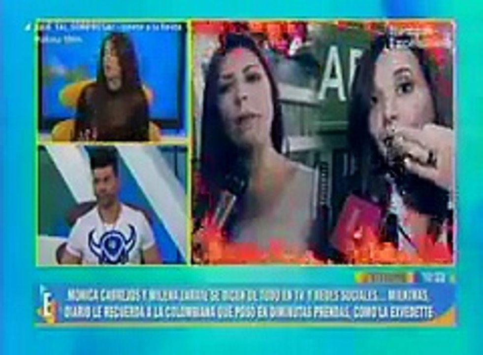 Jazmín Pinedo da jalón de orejas a Milena Zárate y Mónica Cabrejos