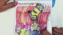 MINIONS Imagine Ink Magic Rainbow Marker Coloring & Activity Book with Fun Puzzles!