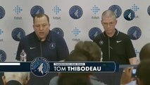 Coach Tom Thibodeau Press Conference Timberwolves Media Day