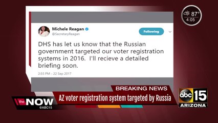 Russia targeted Arizona voter registration system in 2016