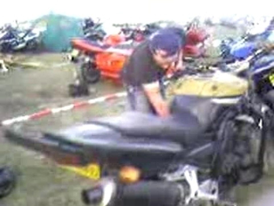 flammes aux 24h du Mans 2007