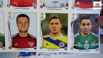 UNBOXING: 72 Stickers Actualización Panini FIFA World Cup Brasil new