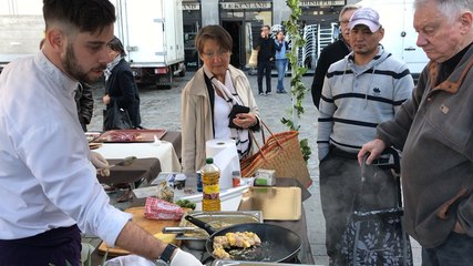Les chefs du Festival gourmand en public