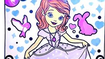 Coloring Sofia the First Pretty Dress Coloring Pages | Colouring Barbie Colouring Pages