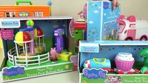 Peppa Pig Amusement park toys & Pororo kindergarten and car toys