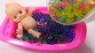 Baby Doll Bath Time Orbeez Kinetic Sand Toy Surprise Learn Colors Toys