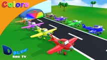 Learn colors with Airplane 3D Toys Educational for Toddlers Children