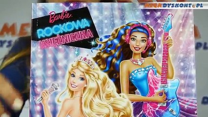 Livre coloration dans Roche autocollants avec avec Kolorowanka étiquettes Barbie `n royals