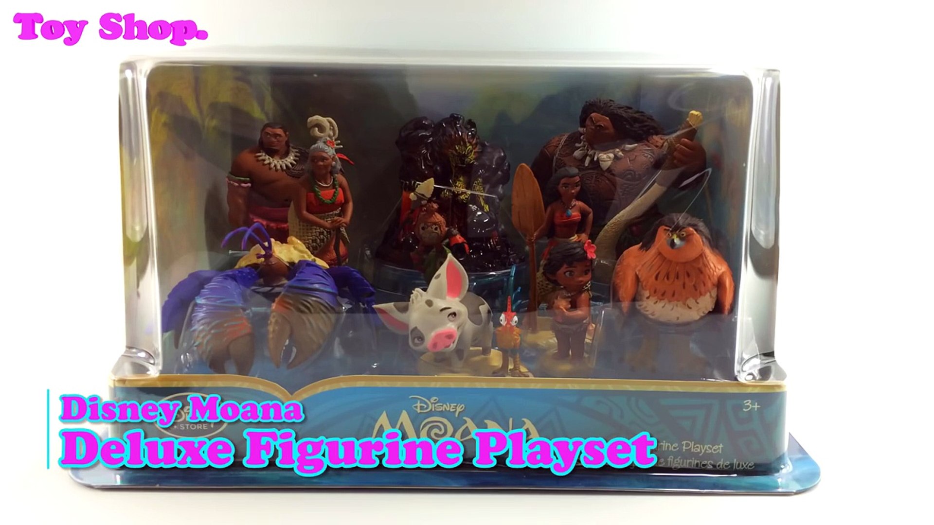 moana deluxe figure playset