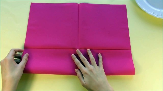 Bestecktasche falten: Servietten falten einfach - z.B. Tischdeko Hochzeit