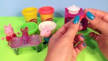 Peppa Pig George comendo cachorro quente de massinha Play Doh Portugues Disney Kids Brasil