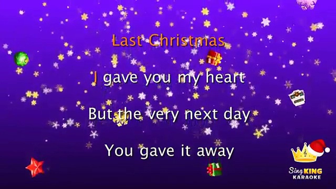 Wham! - Last Christmas (Pudding Mix Karaoke Version)
