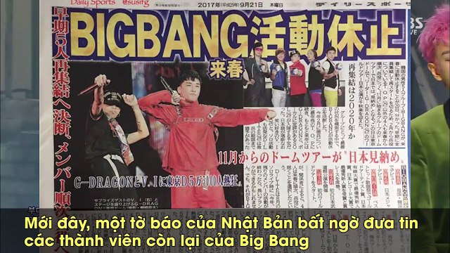 Các thành viên còn lại của Big Bang sẽ đồng loạt lên đường nhập ngũ vào mùa xuân năm 2018.