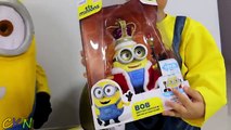 CKN Kids - Super Giant Minions Surprise toys egg Opening Minion Bob Stuart Phil