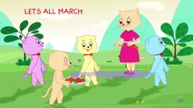 Head, Shoulders, Knees & Toes  Nursery Rhymes by Cutians The Cute Kittens  ChuChu TV