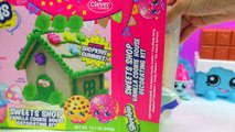 DIY Shopkins Vanilla Cookie House with Frosting   Candy Kit - Cookieswirlc Video