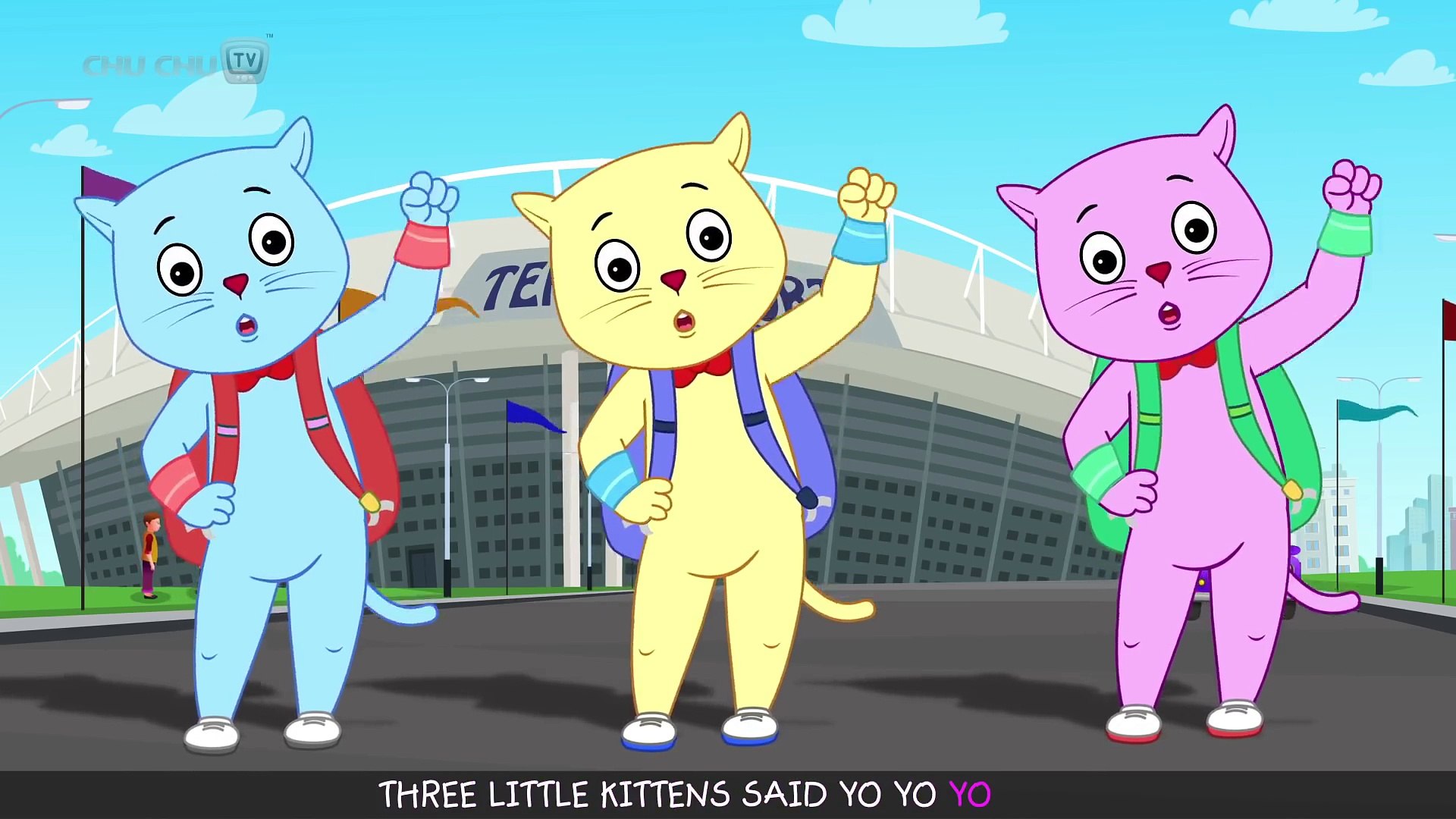 three little kittens chuchu tv
