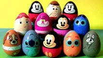 Disney Easter Eggs Surprise Toys for Kids Stitch Lady Tramp Woody Jessie Nemo Dory by Funtoys