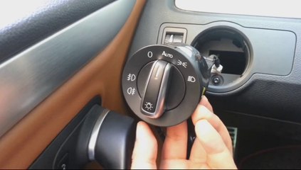 VW auto light switch retrofit