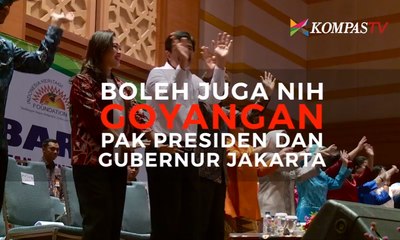 Boleh Juga Nih Goyangan Pak Presiden dan Gubernur Jakarta!