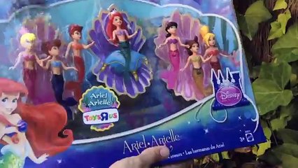 Download Video: Princess Ariel Mermaids Sisters Gift Set Arielle Disney Princess Dolls The Little Mermaid Toys