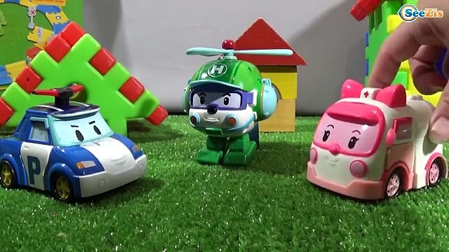 Робокар Поли Robocar Poli на Детской площадке. Мультики про Машинки