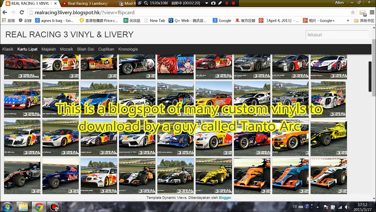 How to customize your car to a higher level? Real Racing 3 Mod Vinyls Lesson 1!