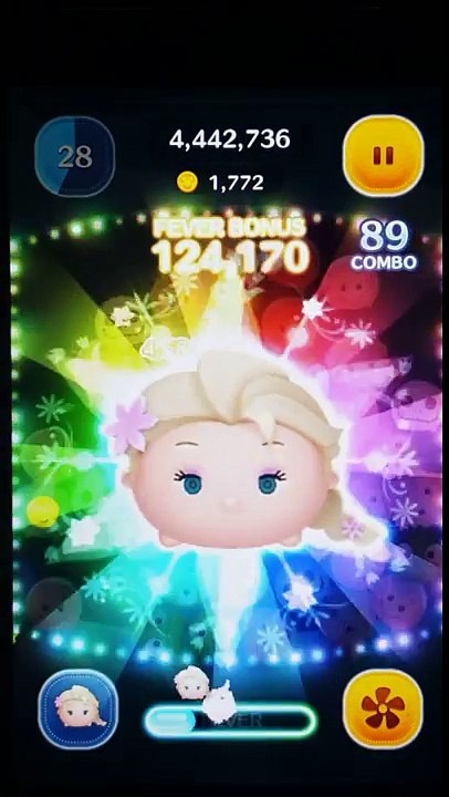 Tsum Tsum - Surprise Elsa High Score of 11.53 mill