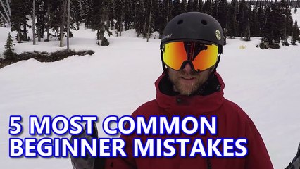 5 Common Beginner Snowboard Mistakes & Fixes
