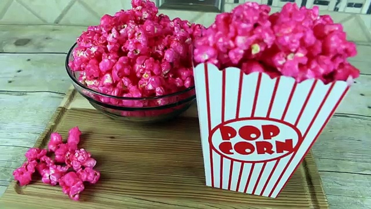 Bubble Gum Popcorn | How to Make Candy Popcorn