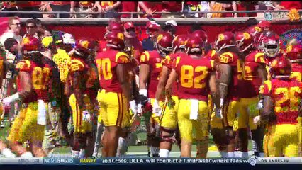 2017-09-02 Western Michigan Broncos vs Southern Cal Trojans 1st Quarter