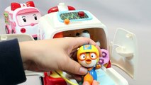 뽀로로 구급차 로보카폴리 병원놀이 장난감 Мультики про машинки Pororo Poli Ambulance Doctor Kit Toys